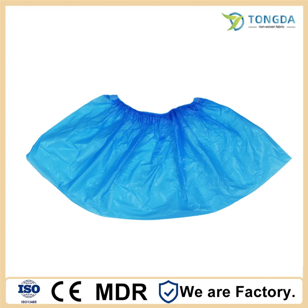 Disposable CPE Waterproof Workshop/Home Hospitality Dustproof Shoe Cover