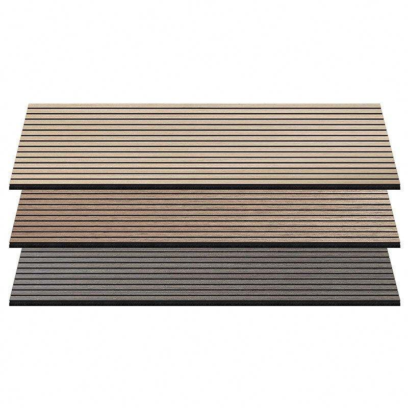 Polyester Acoustic Slat Wooden Panels for Children's Meeting Rooms with CE