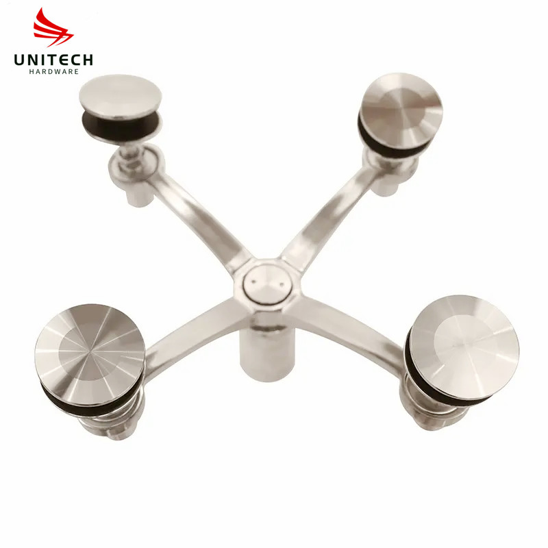 3 Ways Stainless Steel 304/316 Glass Spider Connector Fitting