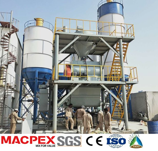 China Dry Mix Mortar Production Line for Putty Powder