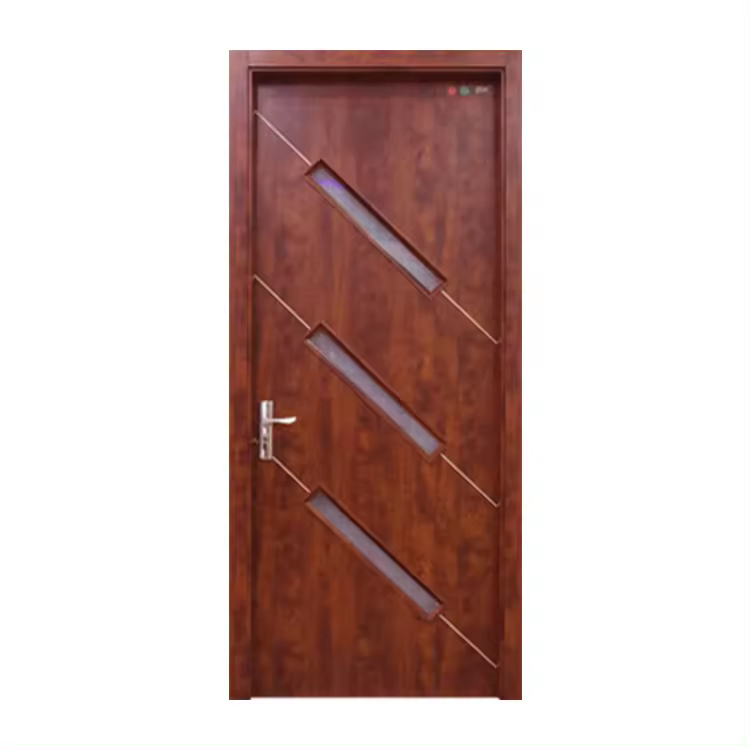 Durable UPVC School Door with Secure Lock and Hinges