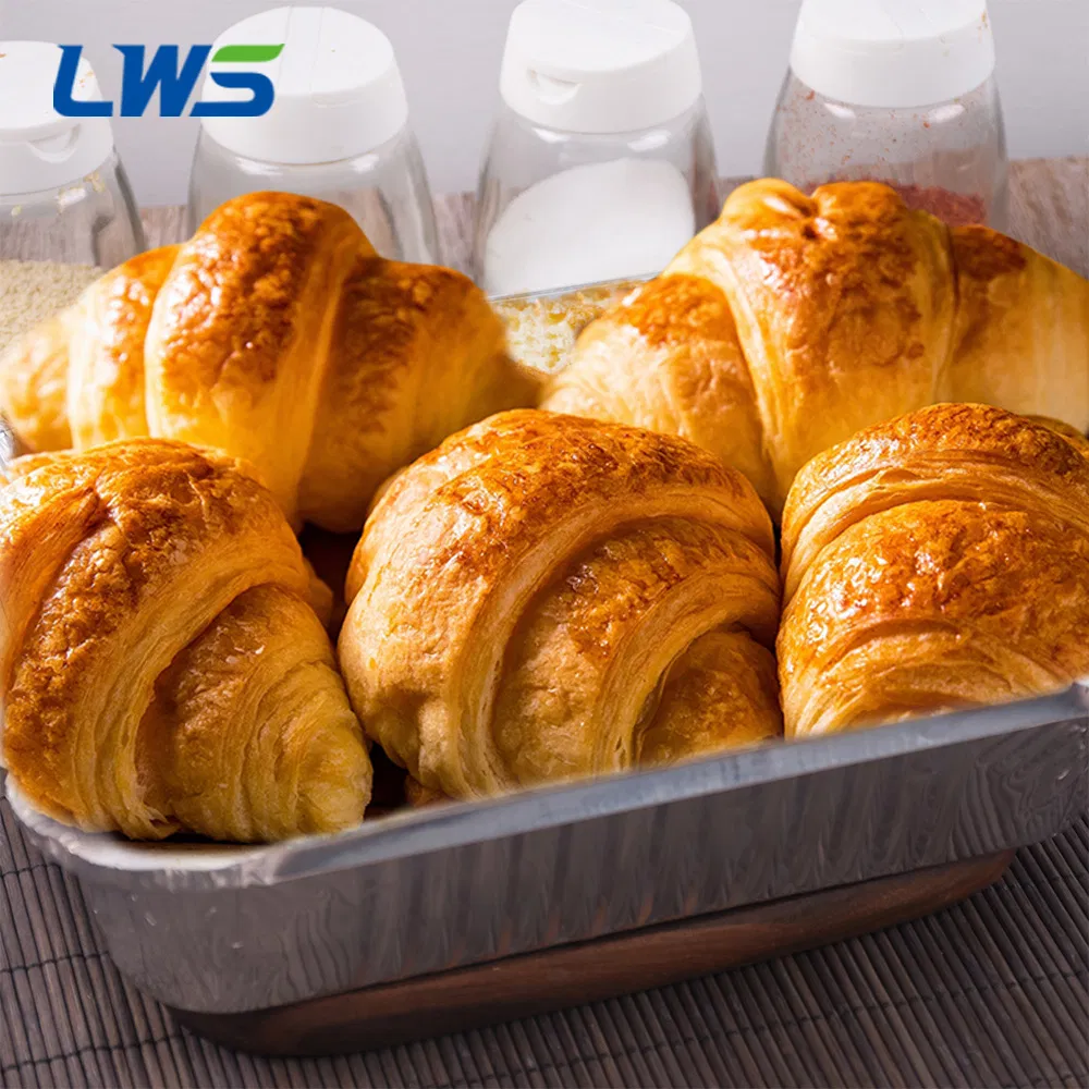 750ml 8.5*4.5'' Takeaway Disposable Aluminum Foil Food Tray for Baking Grilling BBQ