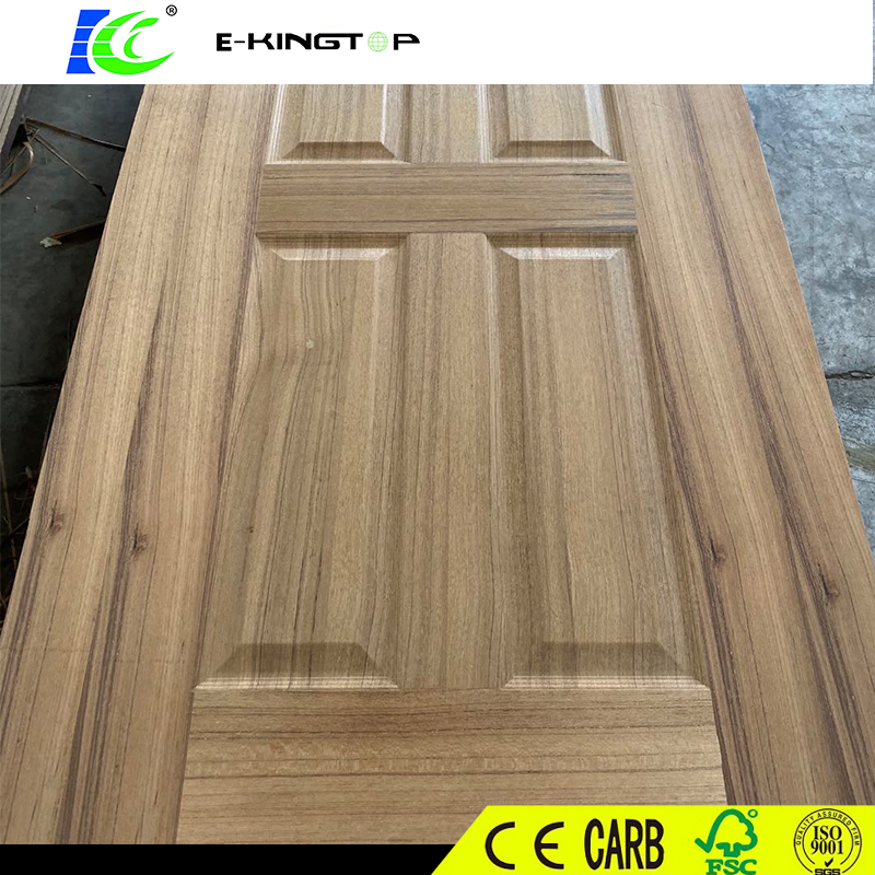 Natural Veneer Oak HDF Door Skin/Teak HDF Door Skin From Linyi Factory