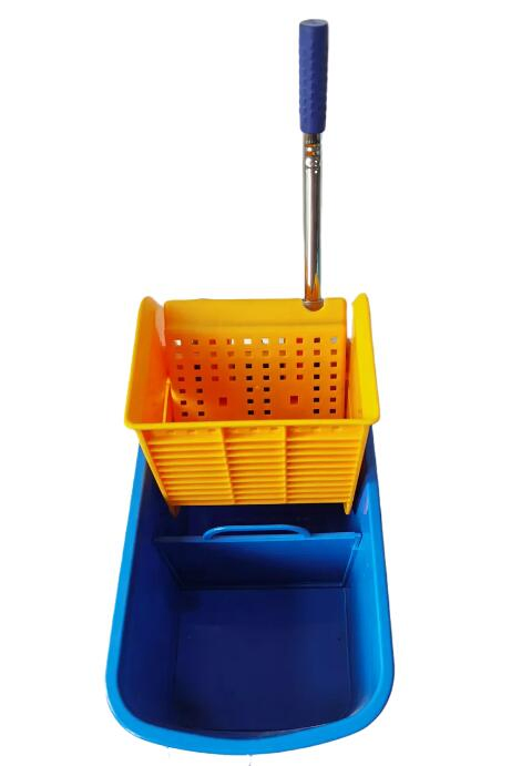 Plastic Bucket with Mop Wringer, Floor Cleaning Mop Bucket