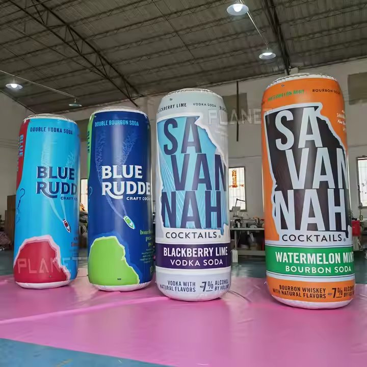 Airtight Customized Inflatable Juice Can for Promotion