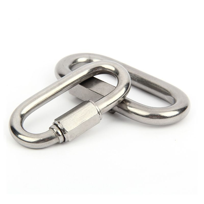 Secure Threaded Mountain Climbing Quick Link for Climbing and Lifting Equipment