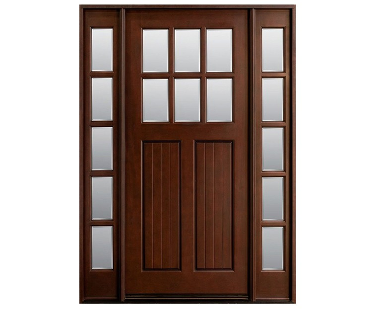 Luxury Solid Teak Wood Single Design Plain Bedroom Wooden Door