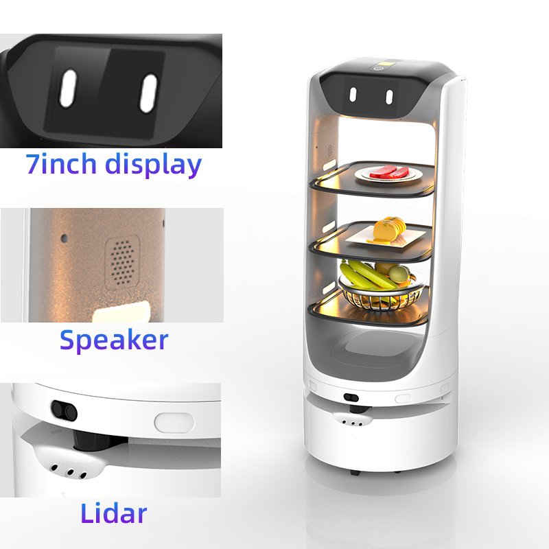Automatic Delivery Robot Food Delivery Robot Price Autonomous Navigation Robot Restaurant Food Delivery Robot