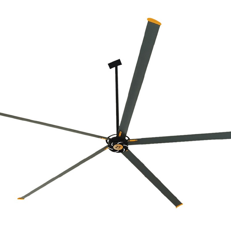 DC Ventilation System Fan Electrical Fan Large Air Volume Ceiling Fan Energy Saving Industrial Rail Equipped Ceiling Fan