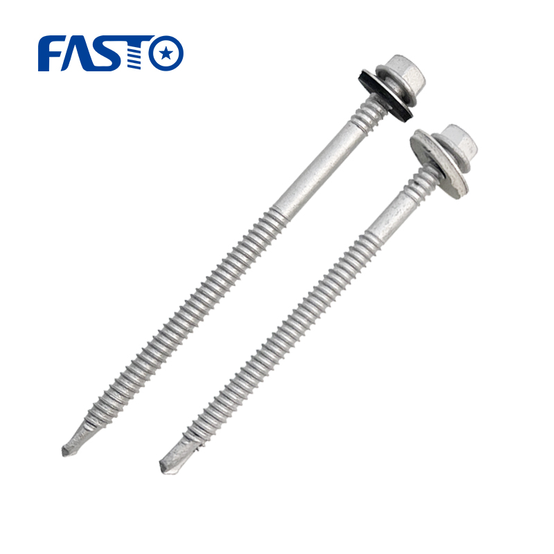 Саморез саморезный с металлической шайбой EPDM