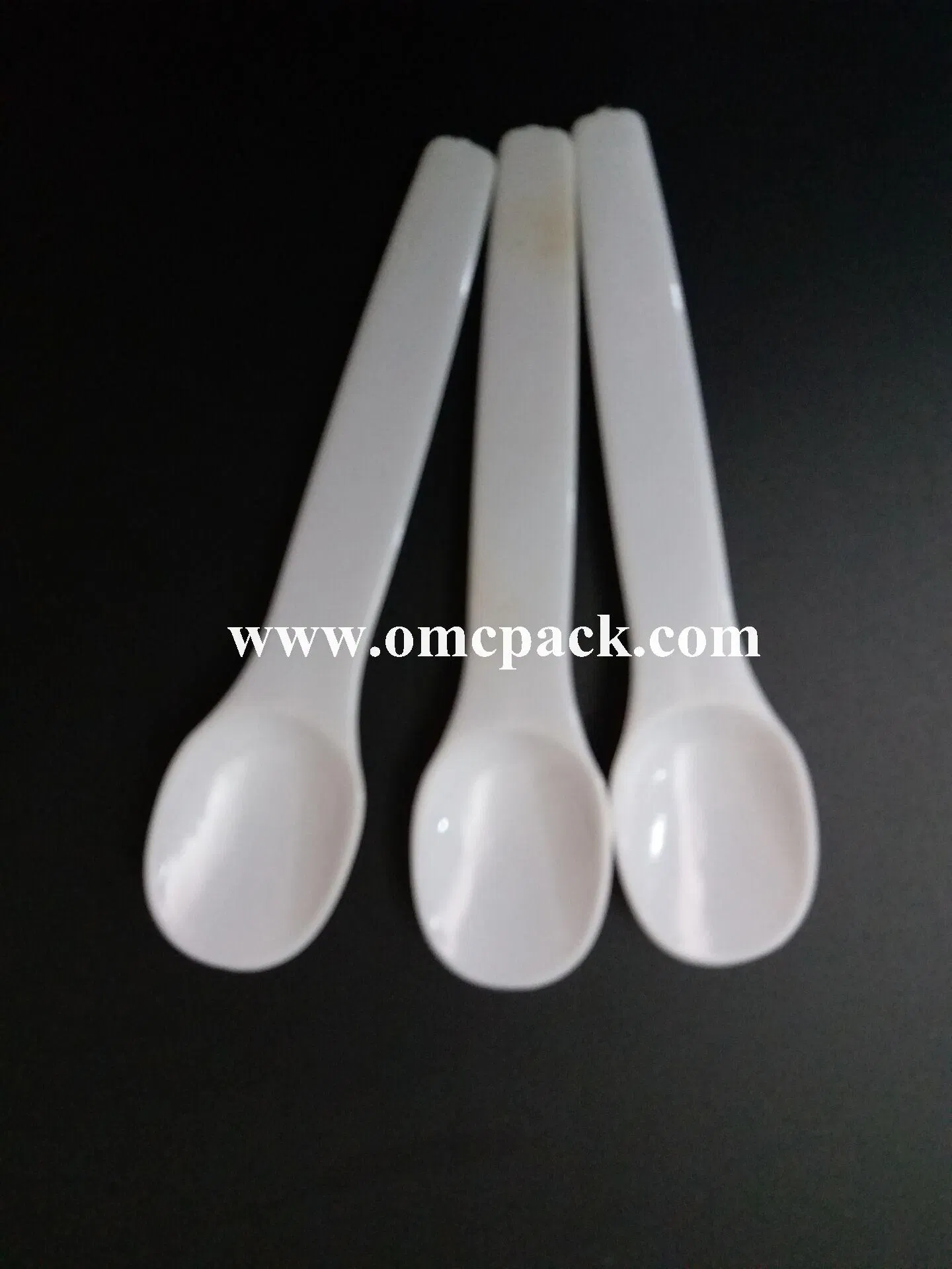 White Ice Cream Plastic Disposable Plastic Spoon