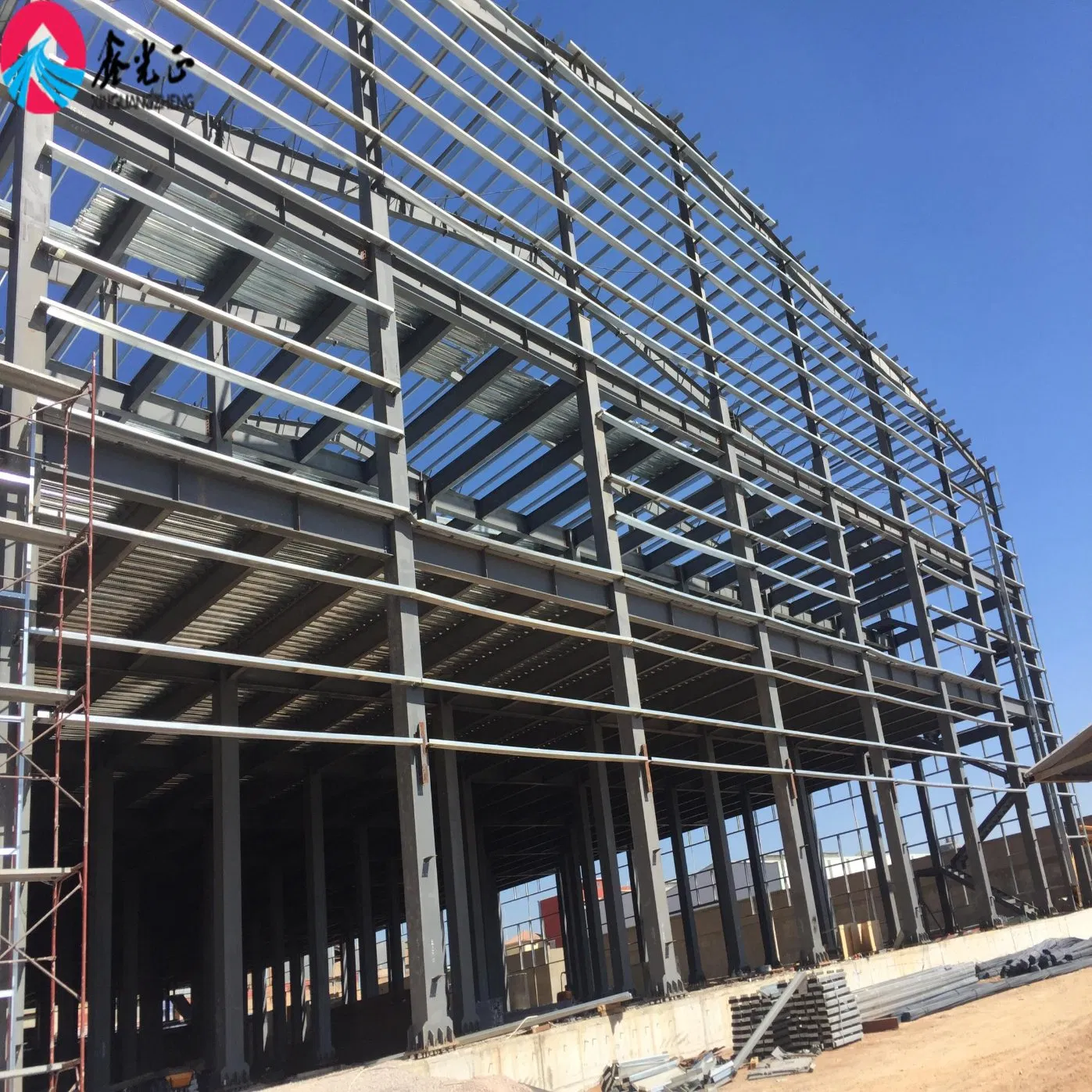 Durable Modern Popular Steel Structure Frame Warehouse with Heat Insulation