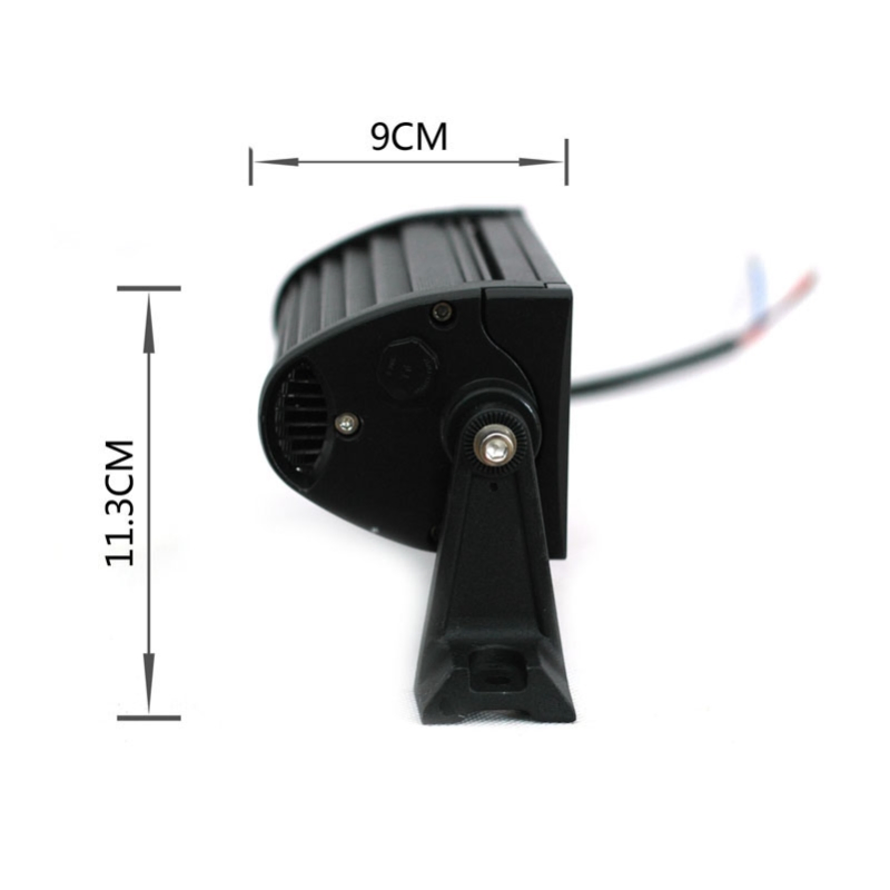 Single Row LED Light Bar for Jeep 4x4 Off-Road Driving