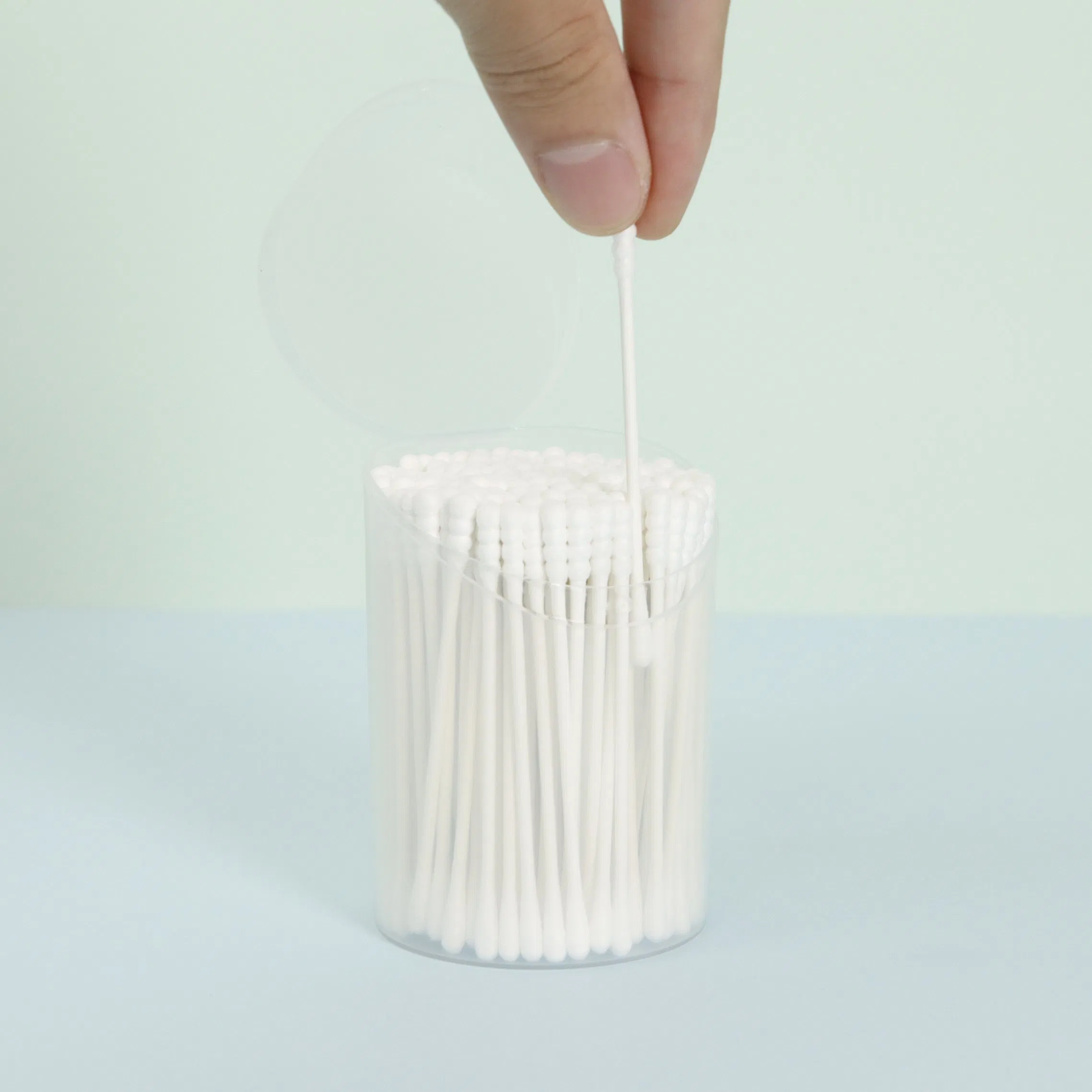 200 PCS Pop-up PP Box Friendly Soft Cotton Swabs for Baby Use