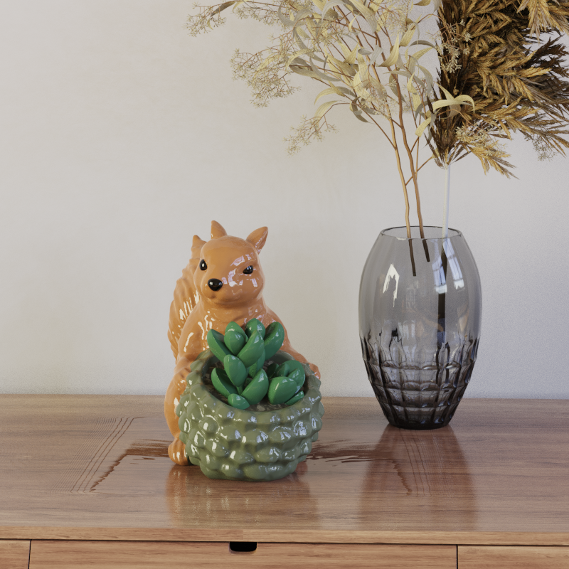 Горшки керамические мини для суккулентов белка настольные