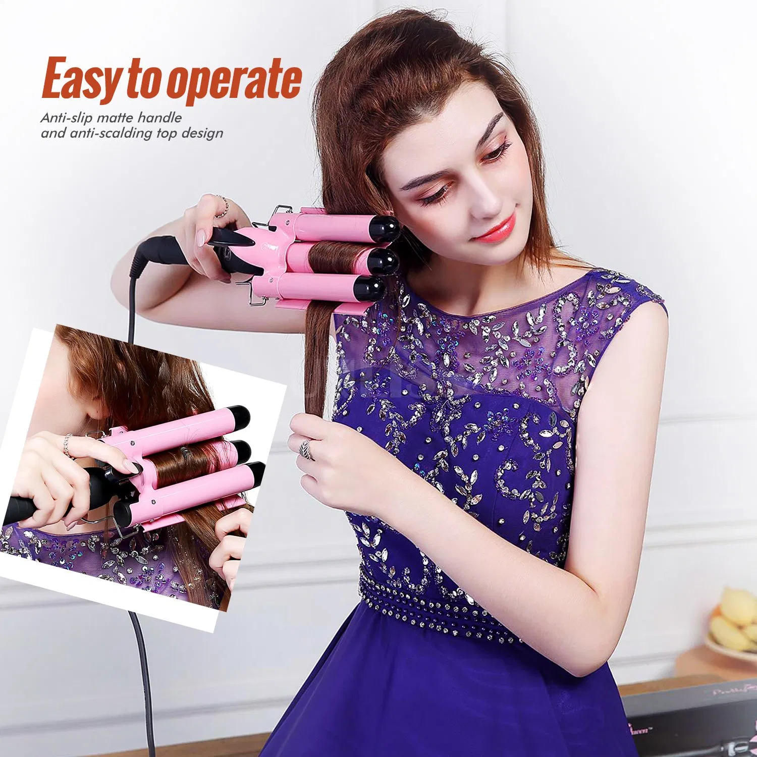 Cordless Hair Curler Auto Hair Curler Hair Curler Automatic Curling Iron