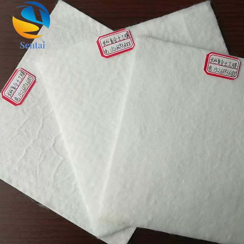 High Standard Long Filament Composite Geomembrane and Slag Two Cloth One Membrane Geomembrane for Reservoir Landscape Lake and River Management