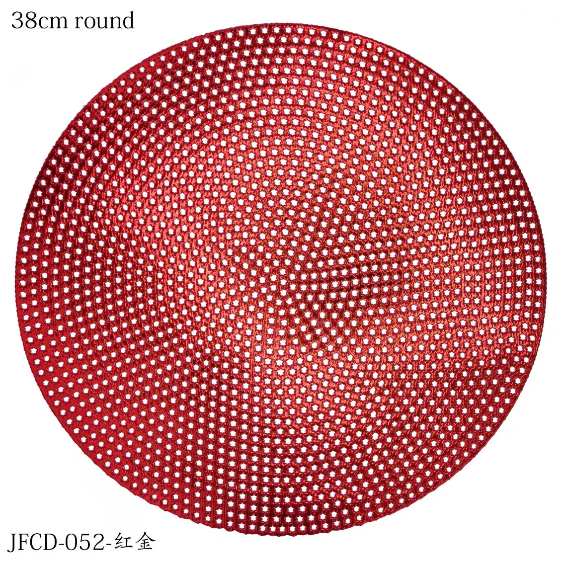 Round Table Mat Insulation Mat Household Table Mat Woven Placemats Kitchen Dining Table for Wedding Holiday Party
