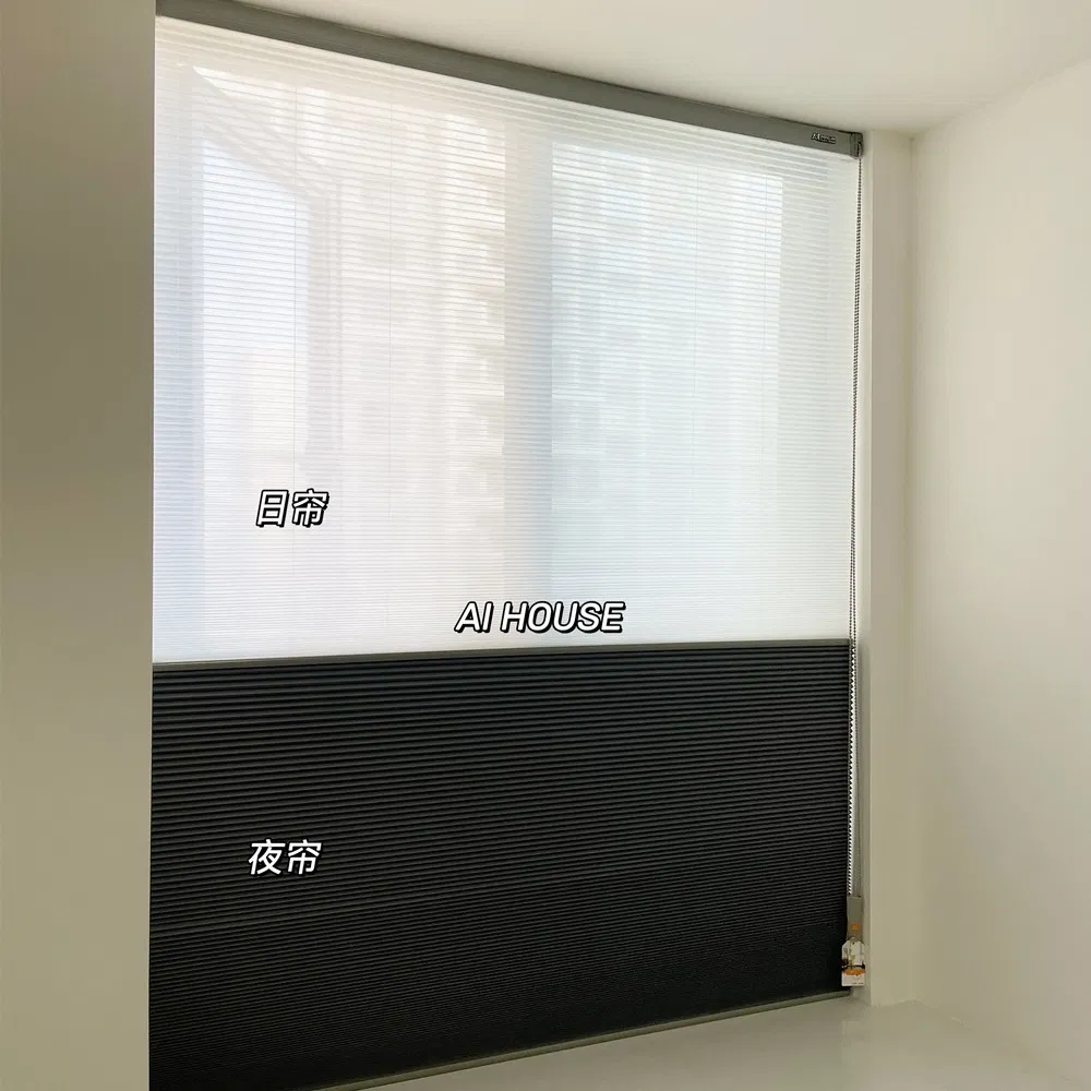 Custom Size Blackout and Semi Blackout Electric Honeycomb Blinds