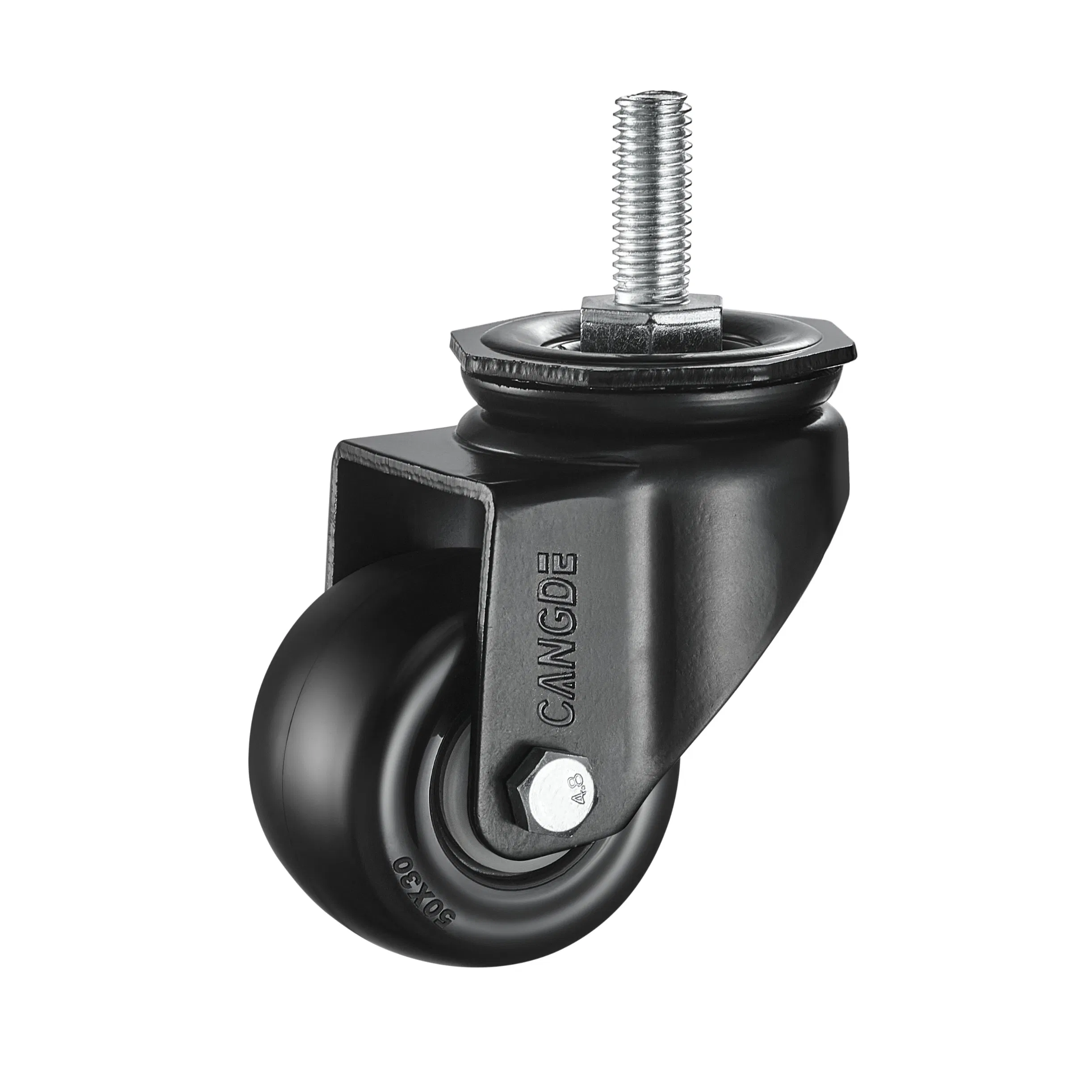 Light Duty 1.6′ ′ 2′ ′ Hotselling PU Swivel Castor for Household Appliances Showcase