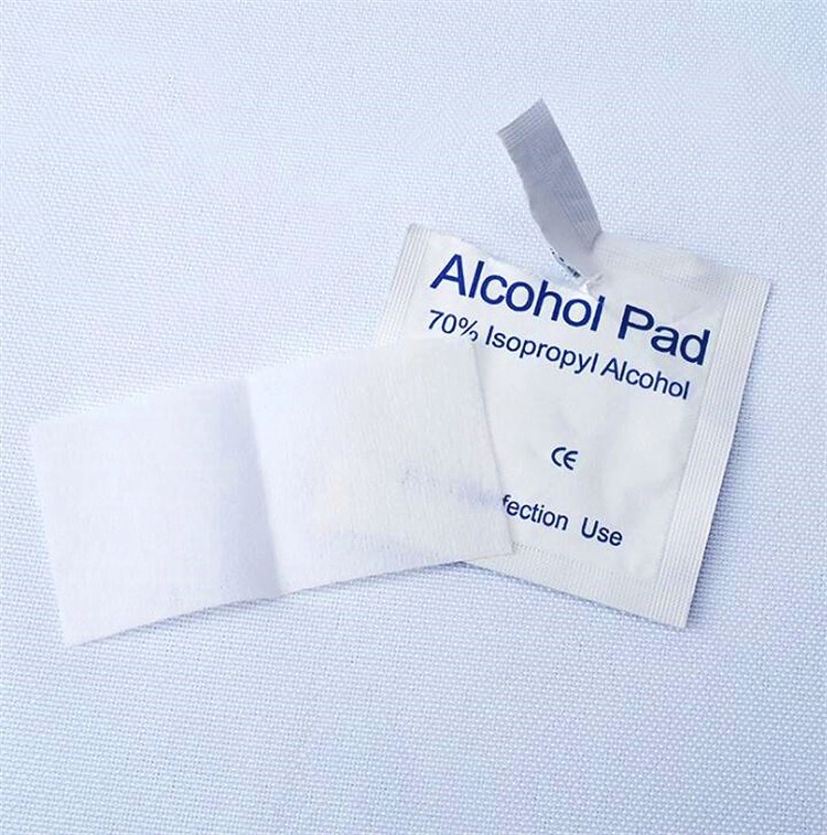 OEM Medical Consumable Alcohol Swab with 70% Isopropyl Alcohol for Disinfect Use Disposal Pad