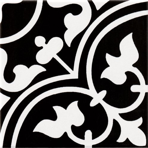 Black Decoration Tile for 200*200mm Spanish Style
