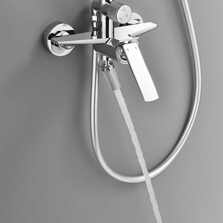 Душевая система с дождевым эффектом, настенная, медная