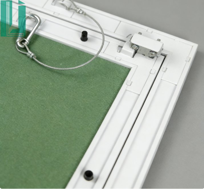 300×300 Gypsum Board Access Panel Ceiling Aluminum Frame for Plumbing Electrical Access