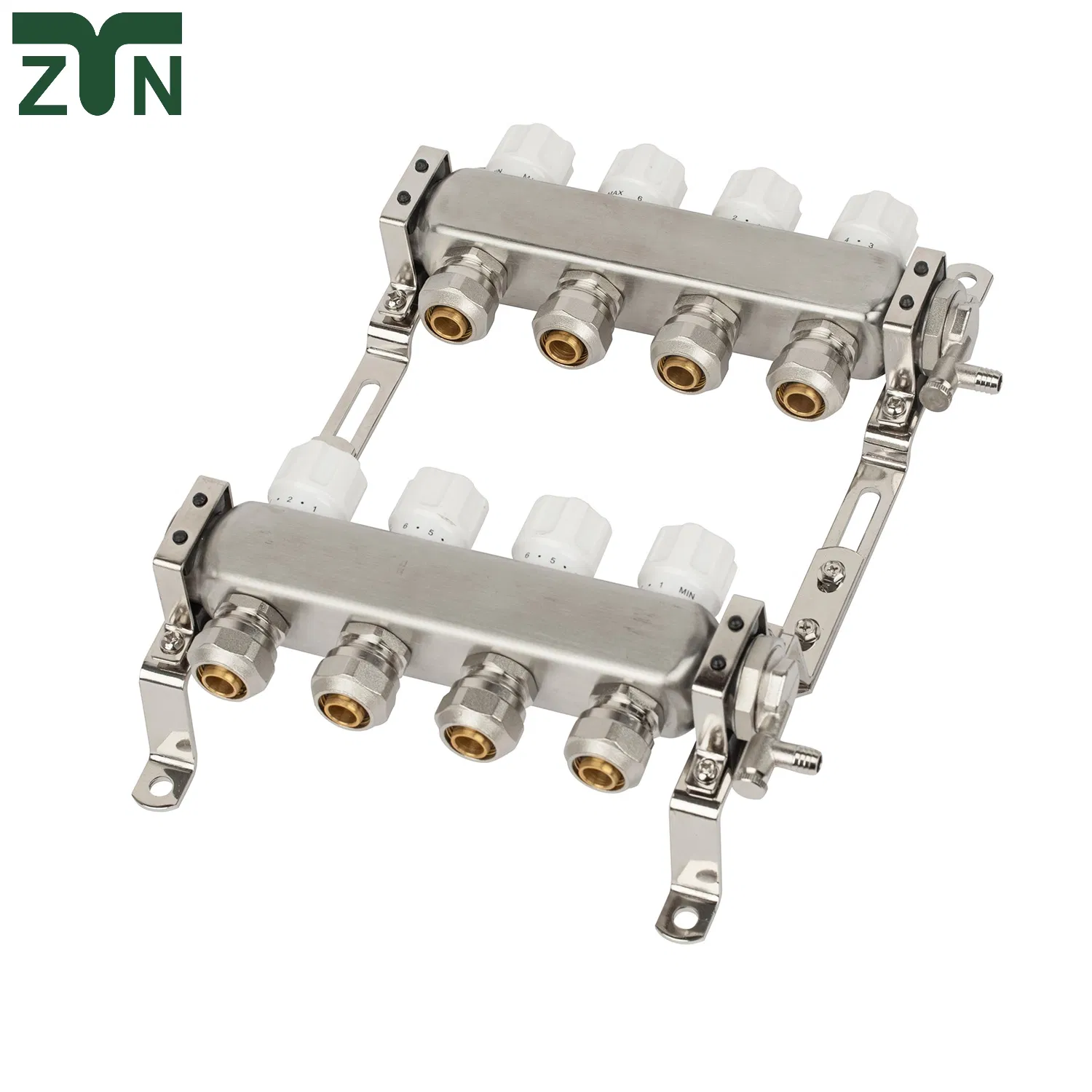 High Standard Radiant Floor Heating Water Distribution Stainless Steel Manifolds