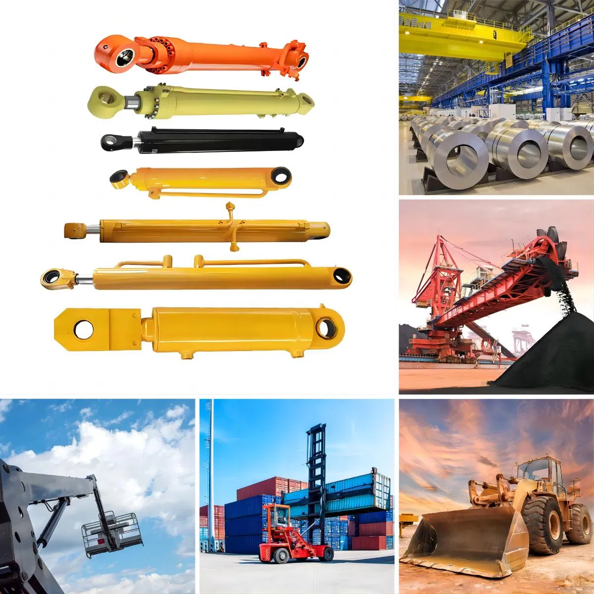 Гидроцилиндр двойного действия для экскаватора EC360B