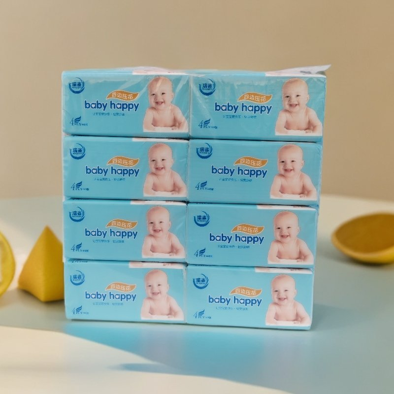 Wholesale Customized 100% Virgin Wood Pulp Delicate Soft Emboss Facial Tissue Paper Towels