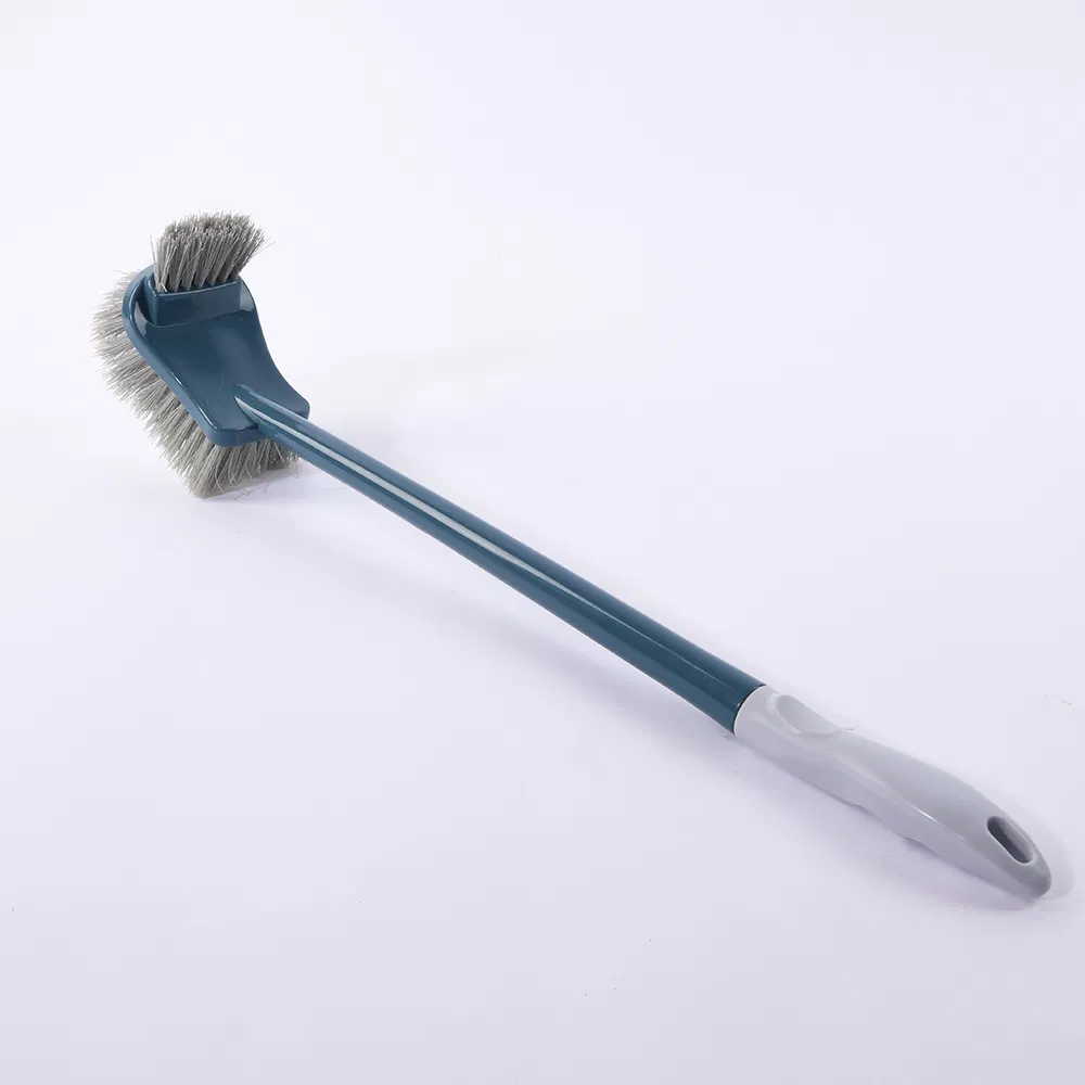 Plastic Long Handle Toilet Bowl Brush Double Sided Portable Toilet Bowl Cleaner Cleaning Brush for Bathroom