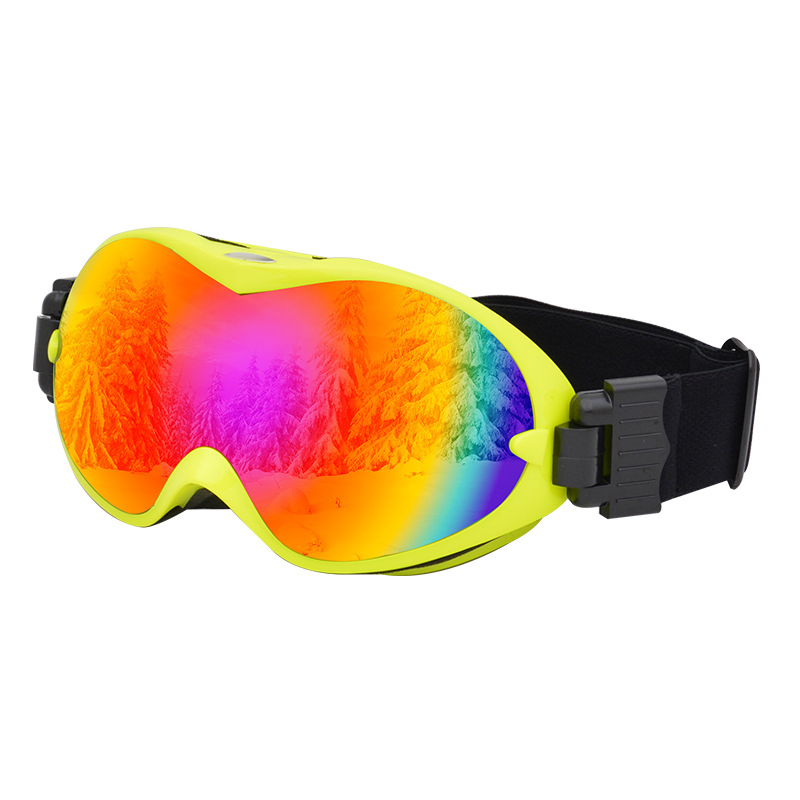 Ski Glasses Spherical Double-Layer Anti-Fog Outdoor Sports Equipment Snow Goggles Mountaineering Goggles