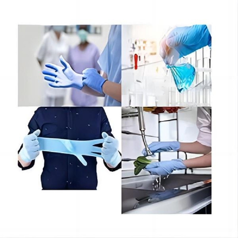 Food Grade Disposable Nitrile Gloves Powder-Free China Made