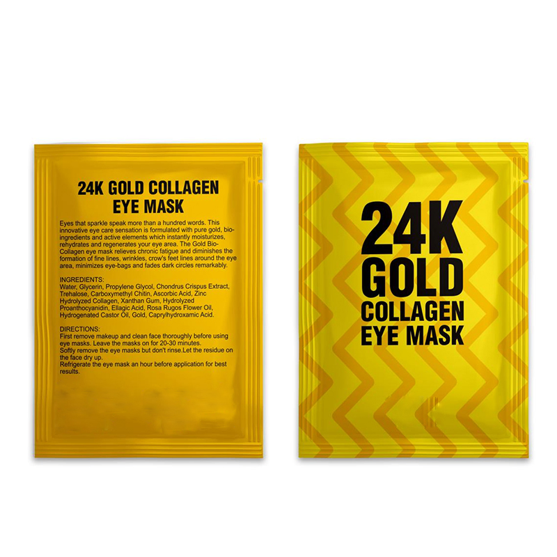 Private Label 24K Gold Collagen Eye Gel Pad Mask Puffy Eyes Solution Wrinkle Remover Eye Patch Eye Mask