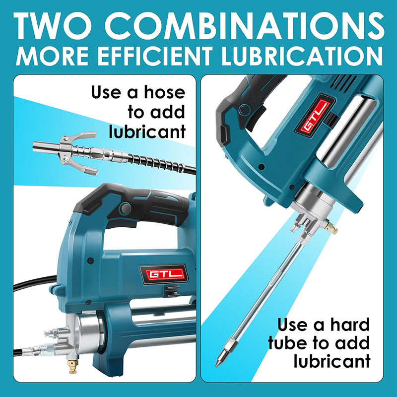 Electric Grease Gun Rechargeable Brushless Motor Machine (CSG003)