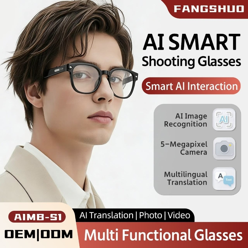 Aimb-S1 Smart Glasses Translation Simultaneous Interpretation Ai Recognition Astonishing Sound Quality