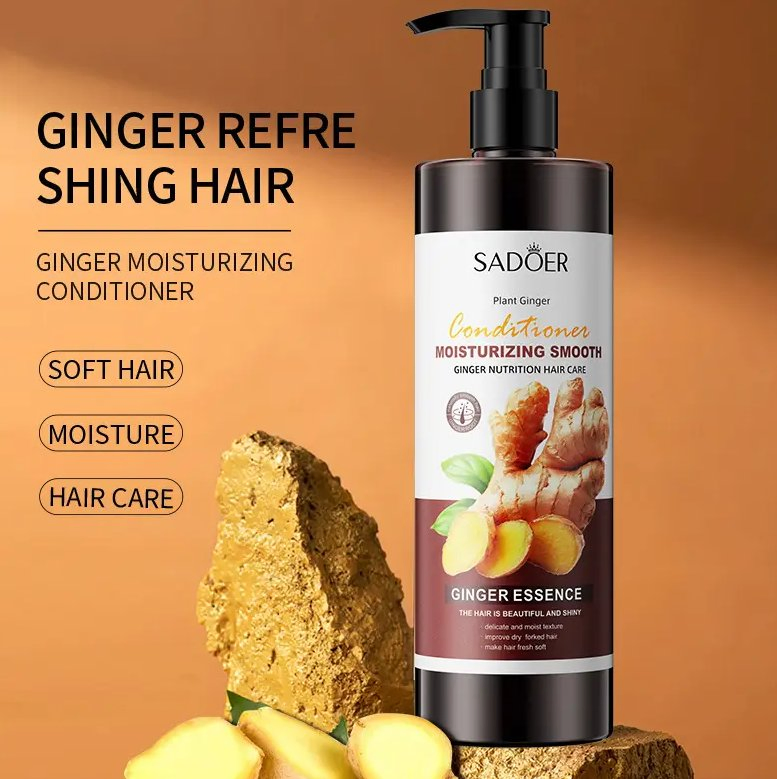 Online Wholesale in Stock Ginger Hair Conditioner Hair Loss Reducing Moisturizing Smoothing Softening Nourishing Hair Care Conditioner