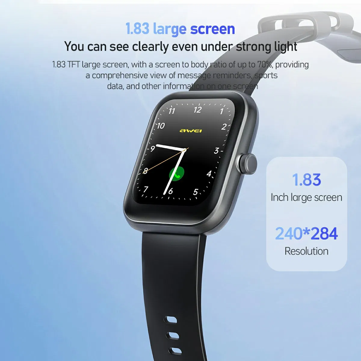 Умные часы Awei H45 с Bluetooth-звонками