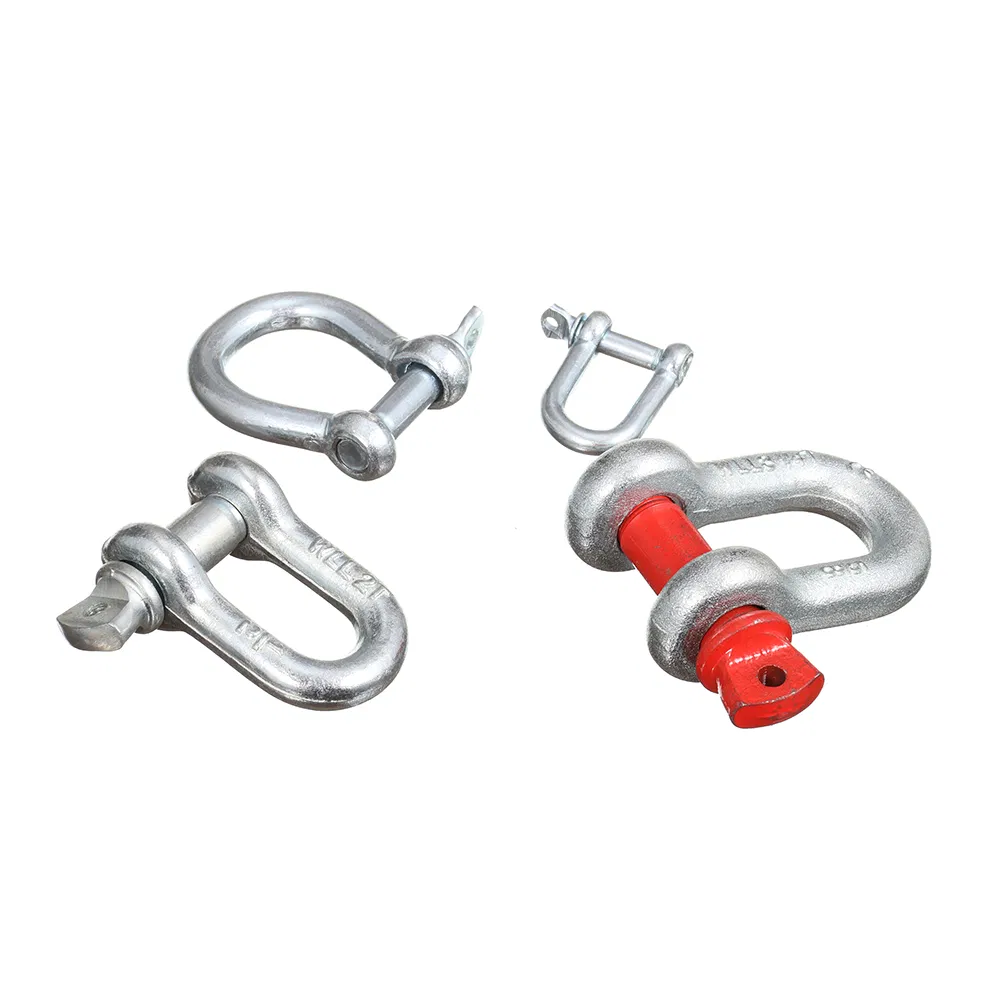 Lifting and Connecting Wire Rope Fittings Chain Fittings Marine Hardware Fittings Aluminium Stainless Steel D Ring Shackle
