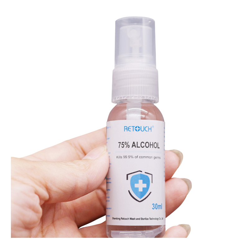 Waterless Pocket Anti Bacterial Spray Alcohol 75% Instant Hand Sanitizer