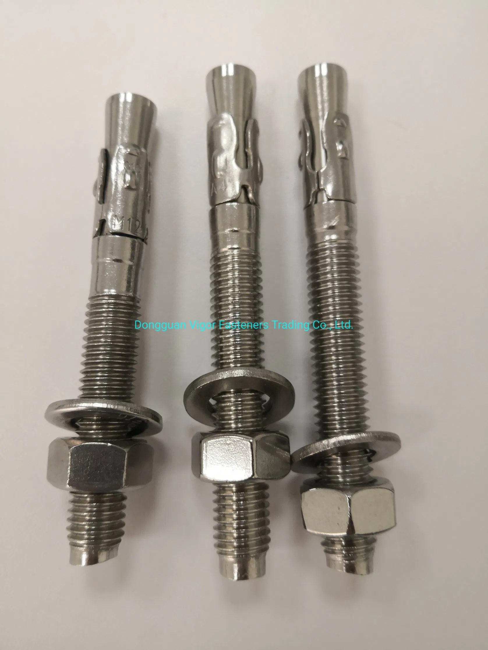 Wedge Anchor Stud Anchor- Stainless Steel 304 316 Expansion Bolt Concrete Screw