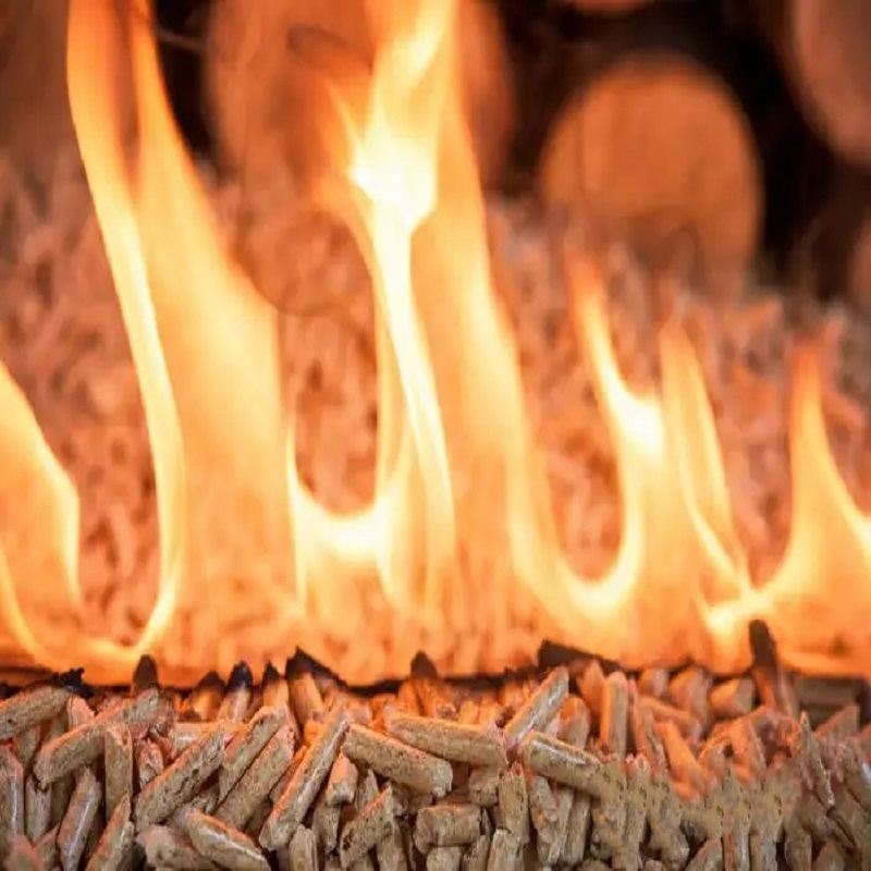 Combustible Heating of Bulk Chips, Energy Wood Chips, Particles