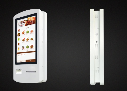 27 Inch LCD Display Digital Signage Advertising Touchscreen Monitor Payment Inforamtion Self-Service Food Kiosk