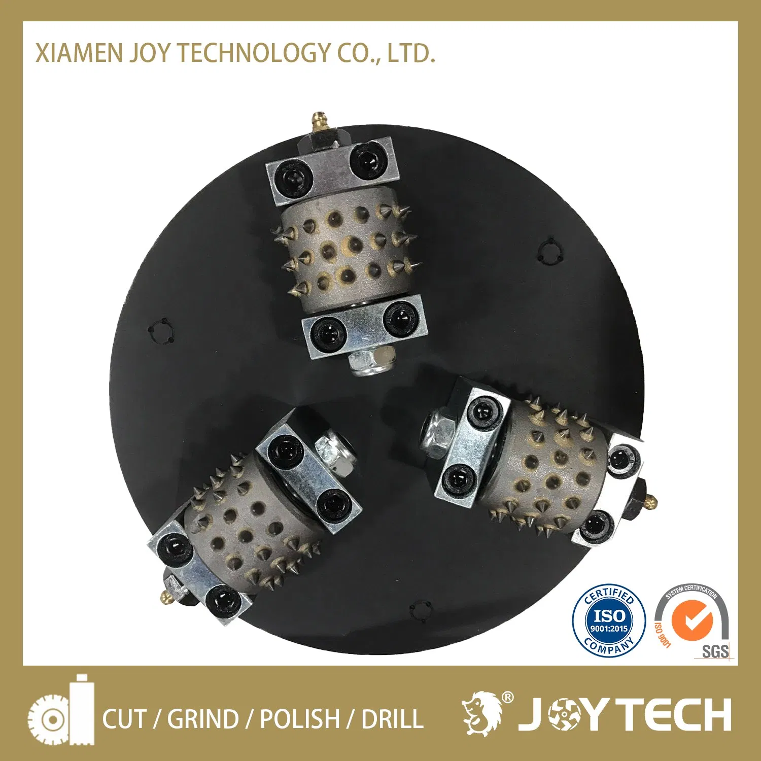 Алмазный шлифовальный круг PCD для бетона, 2 сегмента