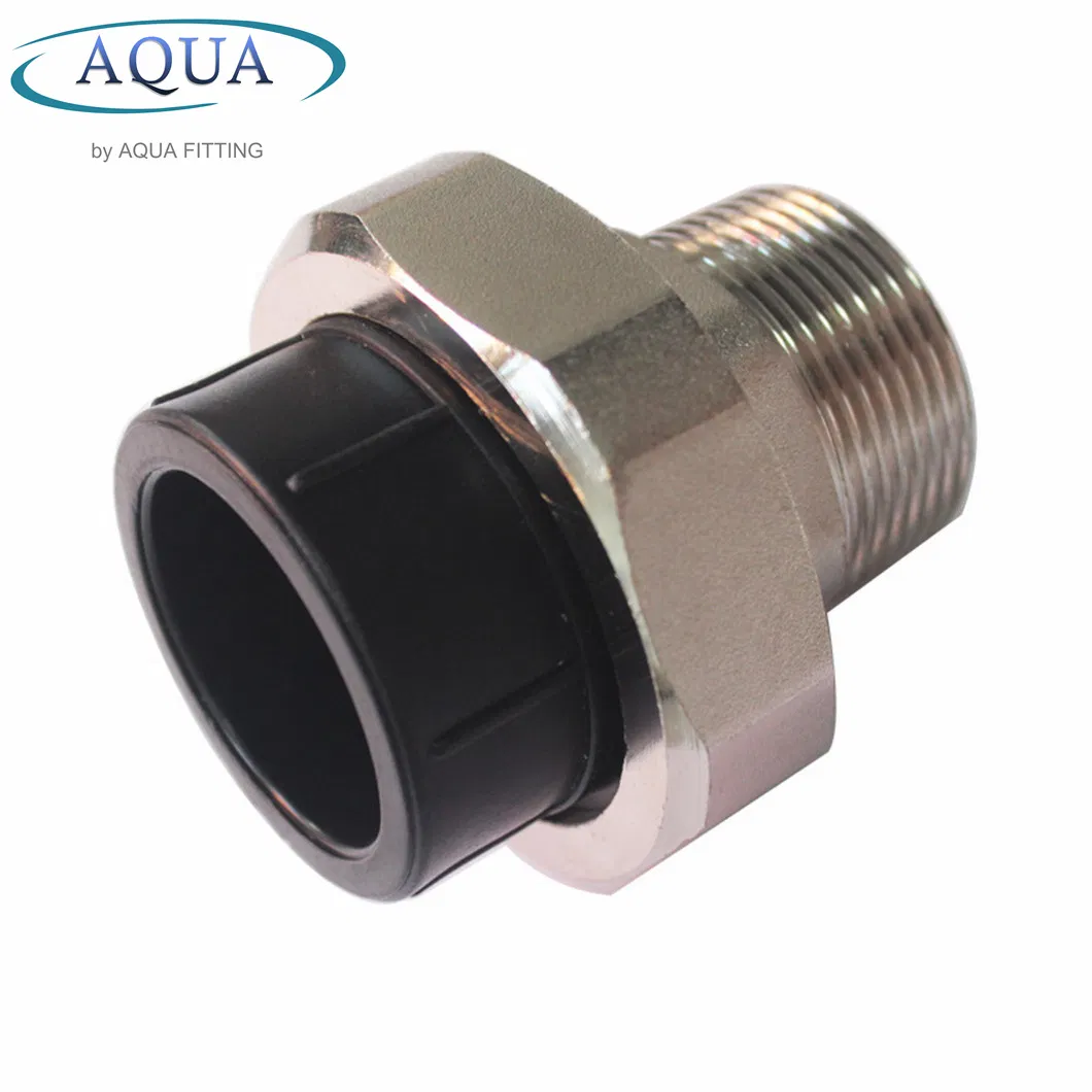 HDPE Welding Socket PE Fitting Male Thread Union High Quality