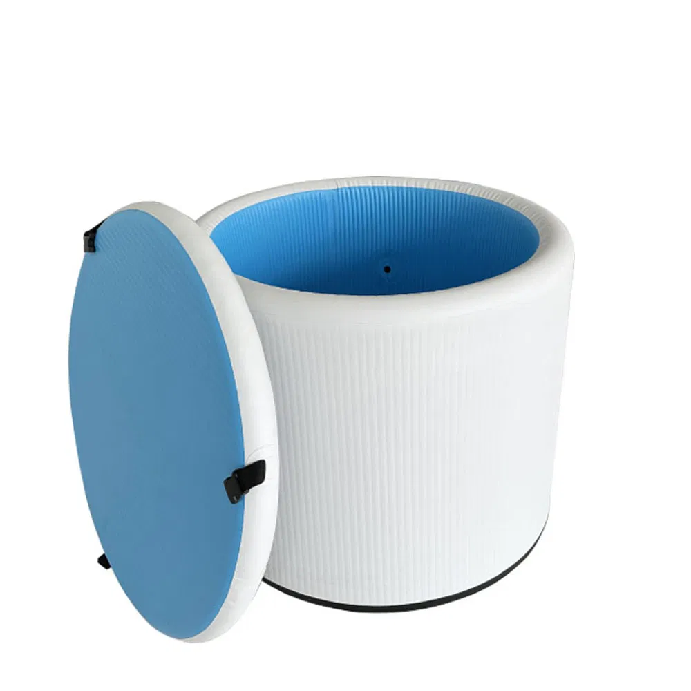 Складная надувная ванна для ледяной воды круглая