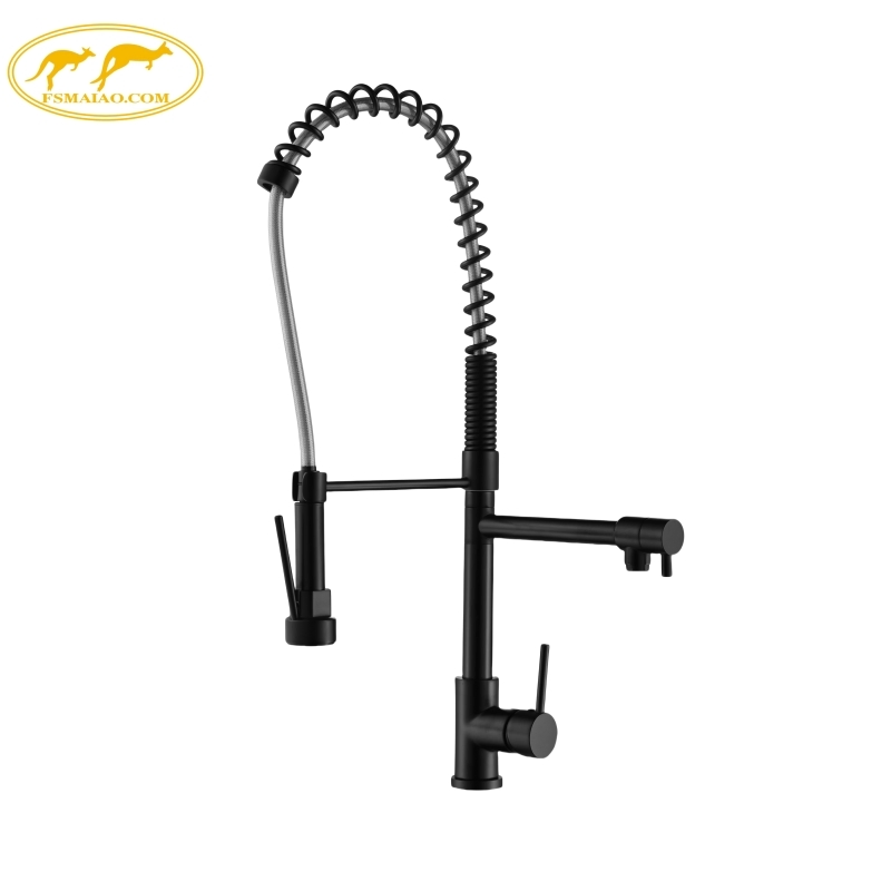 Watermark and Wels Standard Brass Pull Down System Chrome Kitchen Mixer Fd0020-CCT