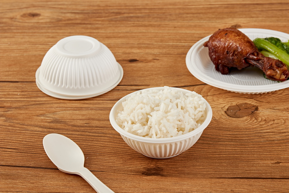 Custom Degradable Disposable Tableware Bio-Based Corn Starch Bowl