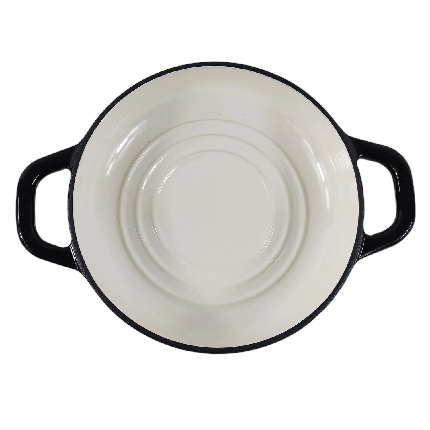 Чугунная эмалированная форма для хлеба с полосками